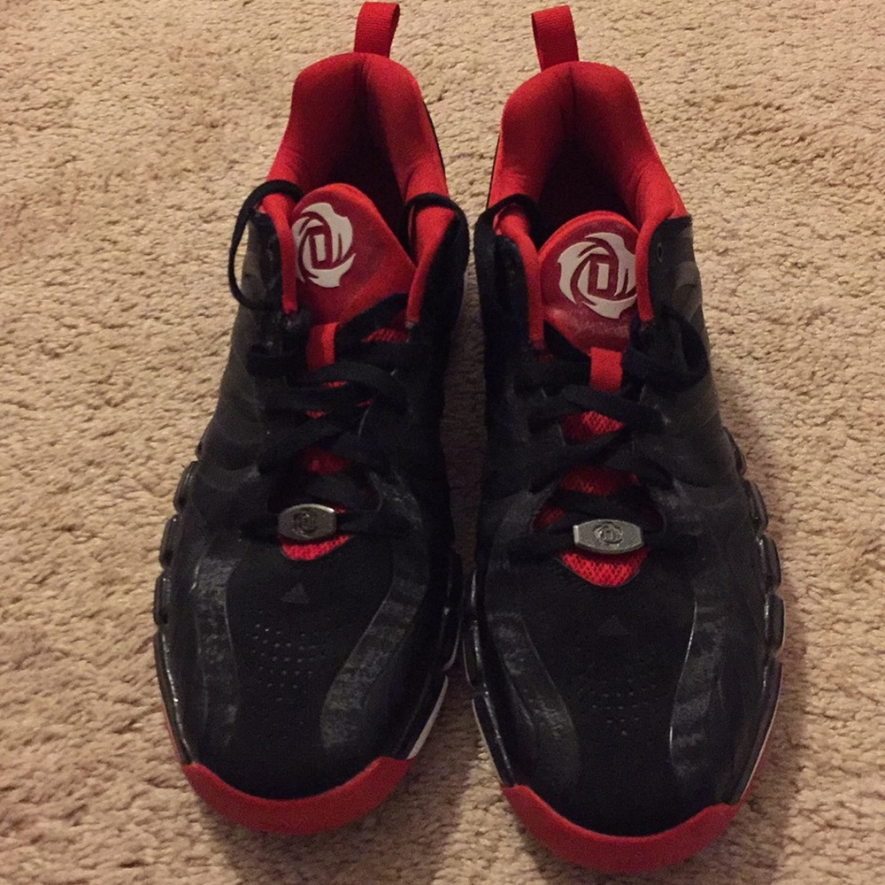 Adidas Derrick Rose Black Low-Tops